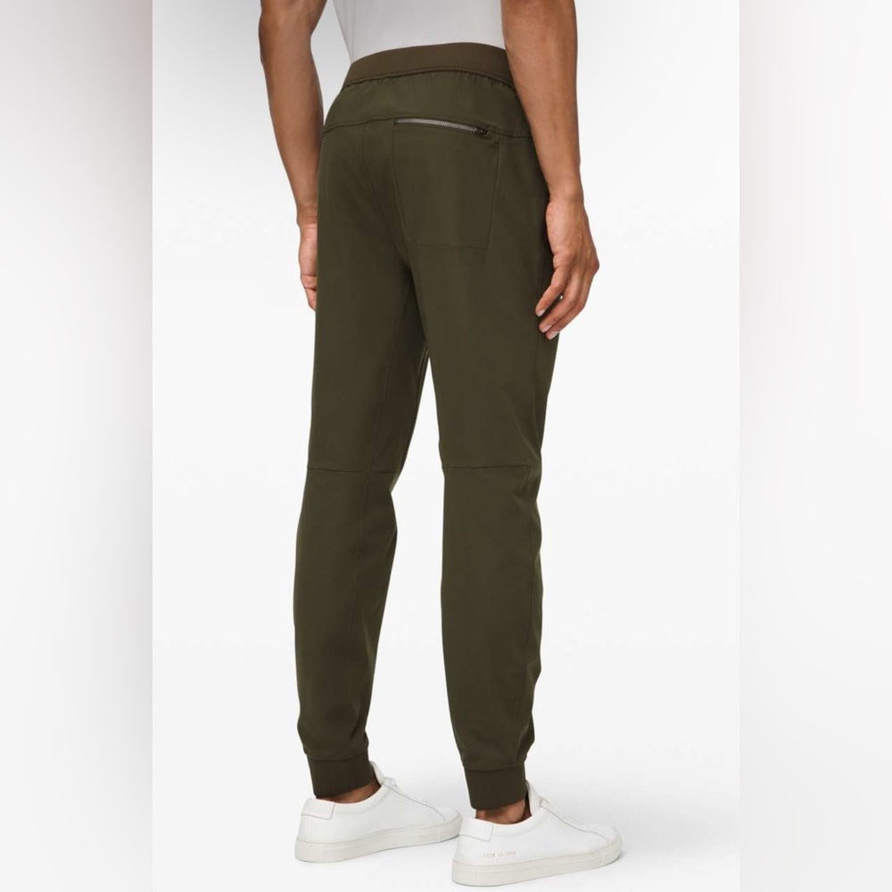 Lululemon ABC Jogger Men's Dark Olive Jogger Pants - Size XLarge - Picture 2 of 12